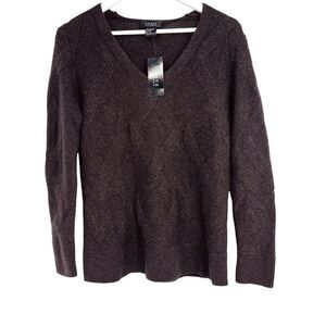 Forte Cashmere Medallion Funnel Cashmere-Blend Sweater Women's‎
